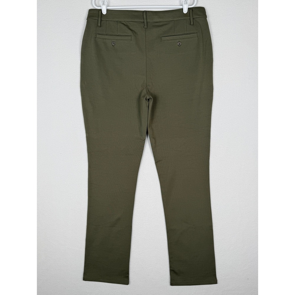 Men's Olive Green Chino Pants - Picture 3 of 10